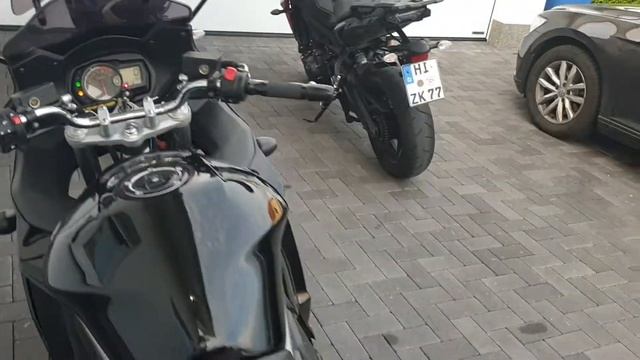 Suzuki GSX 1250 FA  Akrapovic Exhaust Sound, звук акрапович прямотока