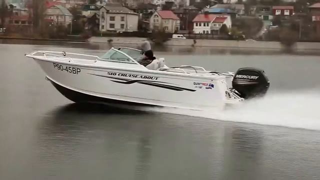 Тест драйв Quintrex 510 CRUISEABOUT с мотором Mercury 115 ELPT EFI (четырехтактный) смотреть онлайн