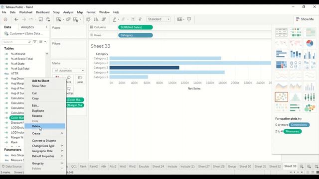 Tableau Vs Power BI- Chapter 26: Conditional formatting - How to use a measure to color visual смотреть онлайн