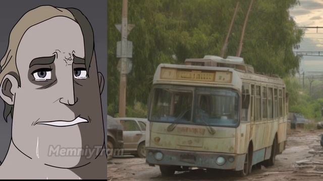 Смоленский троллейбус До и После, но это Нейросеть... смотреть онлайн