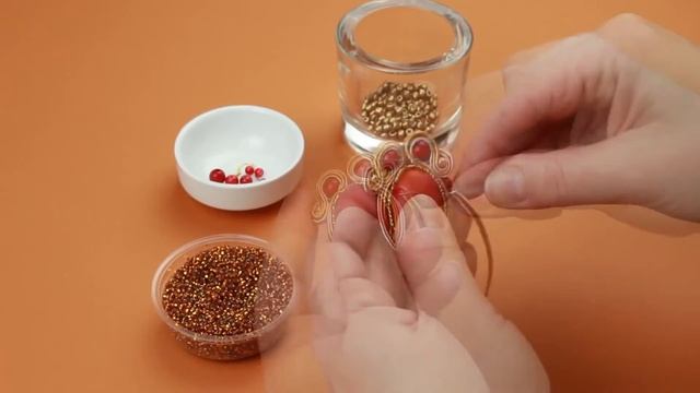 Сутажные серьги мастер класс смотреть онлайн