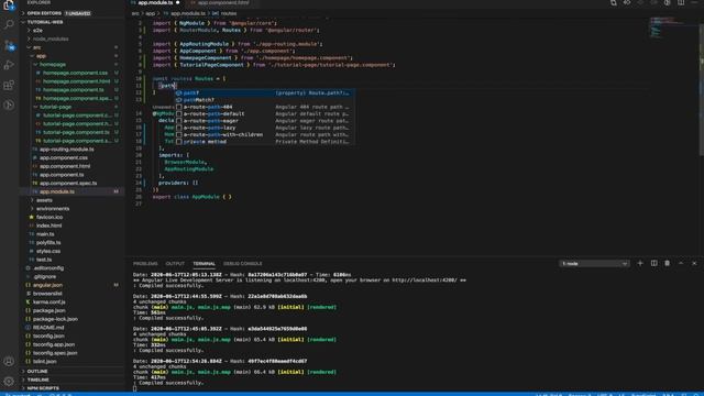 Web Programming Tutorial | Angular - part 2 | Create component & routerLink смотреть онлайн