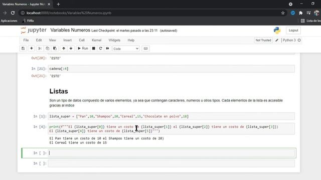 Listas en Python Parte 1 | Colecciones en Python | Curso de Python смотреть онлайн