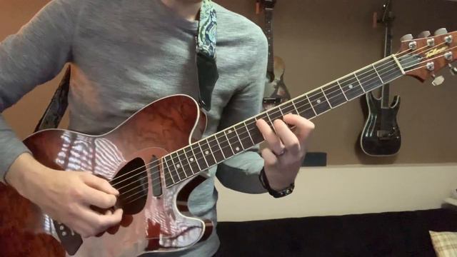 Live looping on the Ibanez TCM-50 acoustic смотреть онлайн