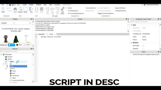 How To Make A Morph (Roblox Scripting) смотреть онлайн
