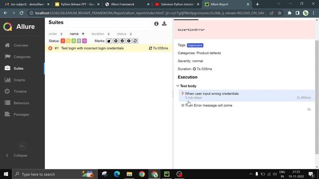 Python Behave (BDD) Framework with Selenium Hindi - Part 5 Logs Implementation смотреть онлайн