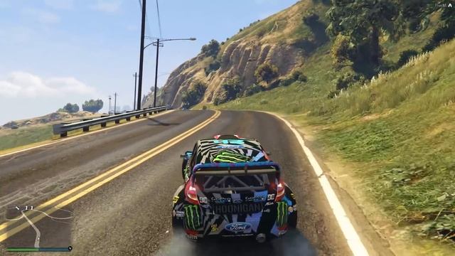 GTA V Vida Real - ROLÊ ONLINE Ford Fiesta Ken Block Hoonigan TOKYO DRIFT | #18 (GTA 5 CARRO BR MOD) смотреть онлайн