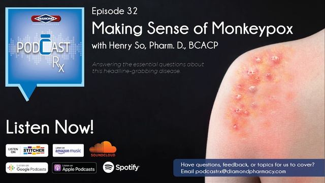 PodcastRx Episode 32 - Making Sense of Monkeypox with Henry So, Pharm. D., BCP, BCACP смотреть онлайн
