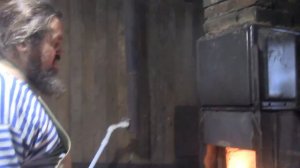 Нож  из  тепловозного клапана. Ковка. Часть  вторая