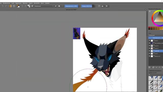 Мой персонаж из CatWar Speedpaint смотреть онлайн