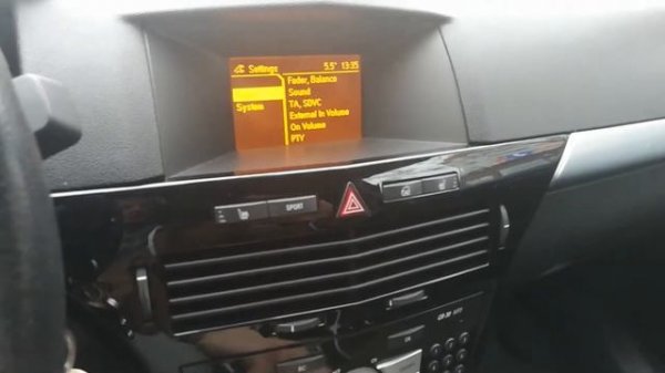 Опель астра H. Как узнать температуру охлаждающий жидкости.