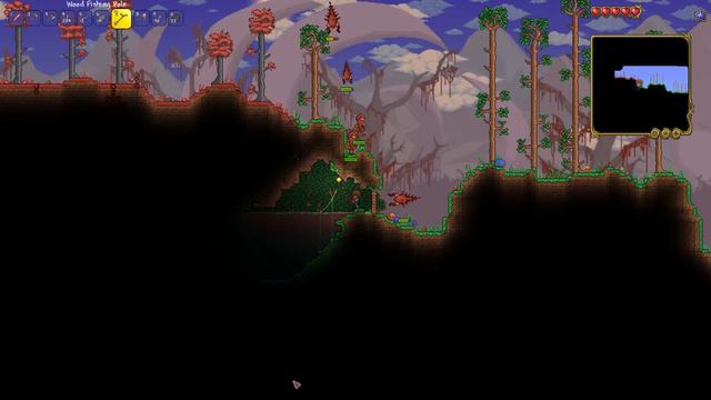 When you fish for the first time in Terraria... смотреть онлайн