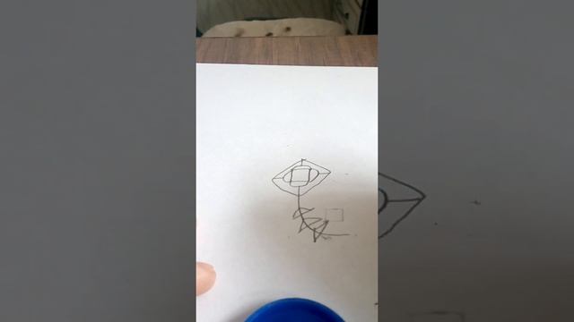 Новая рубрика! Рисование! Рисуем воздушный змей. смотреть онлайн