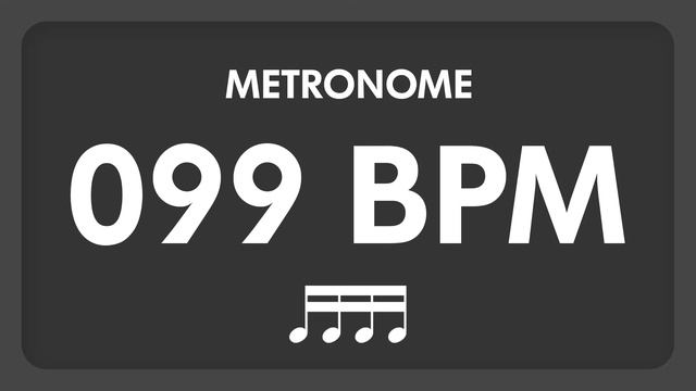 99 BPM - Metronome - 16th Notes смотреть онлайн