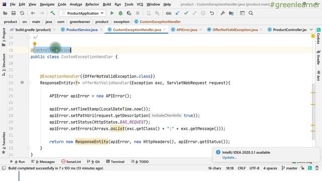 #6 Custom Exception Handler | Microservices Demo with Spring Boot смотреть онлайн