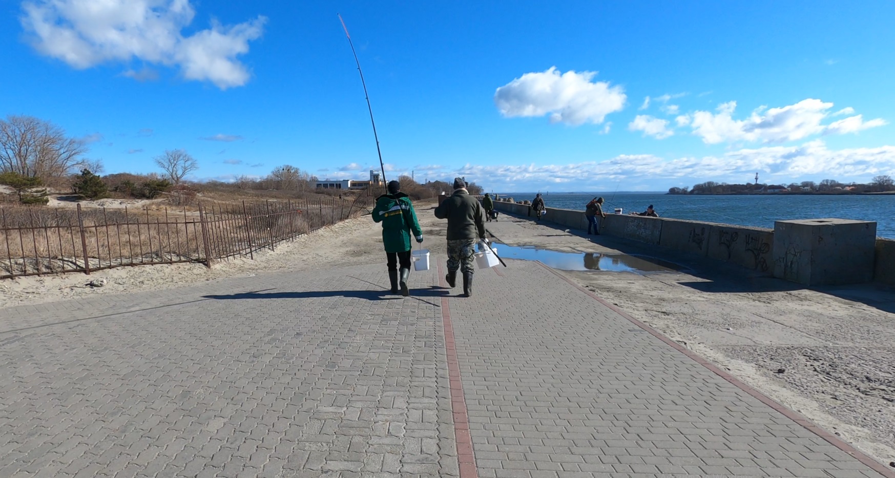 Сезонная рыбалка в г. Балтийск (бывш. немецкий Пиллау) смотреть онлайн