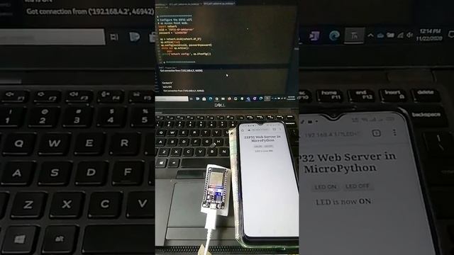 ESP32 Web Server in Micropython, Access Point смотреть онлайн