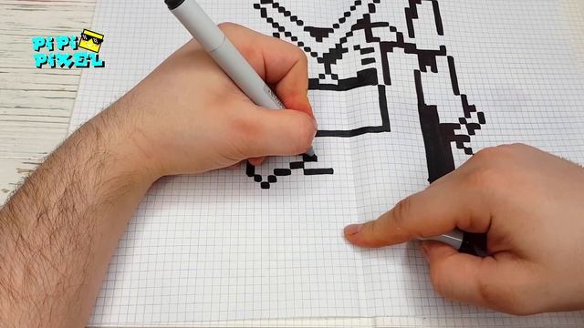 Новый СКИН 8- БИТ КРАСНОЕ ПЛАМЯ из BRAWL STARS РИСУНКИ ПО КЛЕТОЧКАМ -PIXEL ART смотреть онлайн