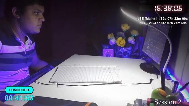 Study With Me: 90-Minute Pomodoro 12 Hour Live Stream | 99%ile JEE 24 CHALLENGE DAY 1 смотреть онлайн