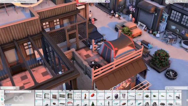 Korea Street In Sims 4 (Slum Korea Area) | Speed Build (5 BDR, 4 BTR) ??