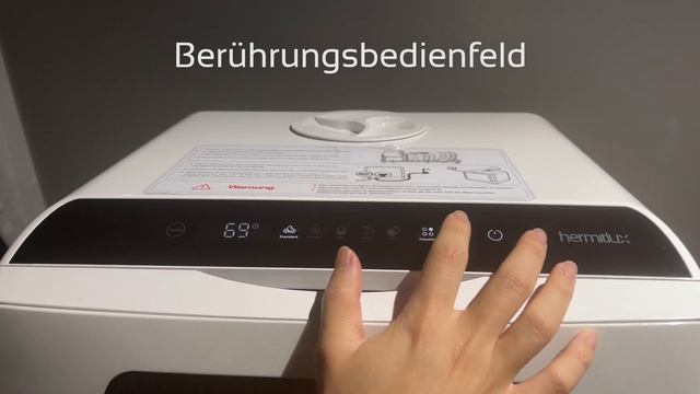 Hermitlux DW03 tragbare Tischgeschirrspülermaschine | Installation und Gebrauchsvideo смотреть онлайн
