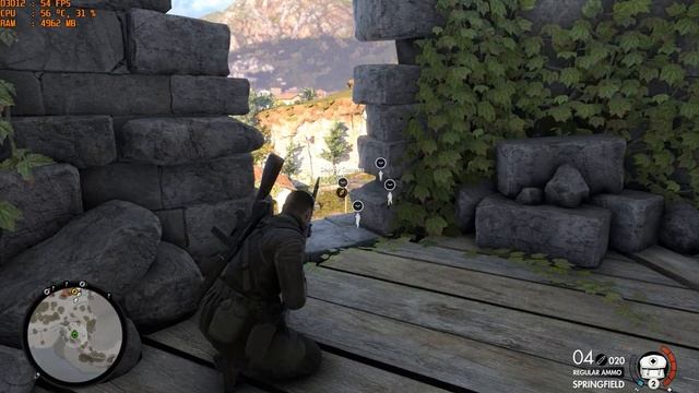 Sniper Elite 4 [PC] GeForce GTX 1050 Ti 4GB GDDR5 & Intel i7-3770 смотреть онлайн