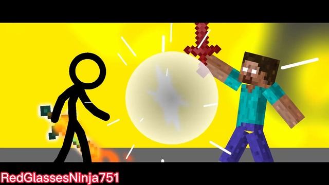 the chosen one vs herobrine || (Stick Nodes) смотреть онлайн
