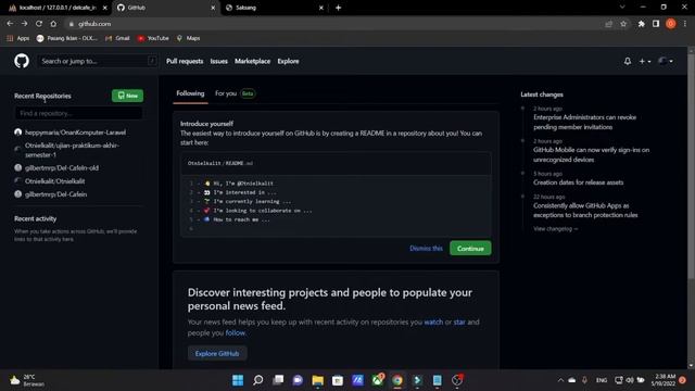 Cara Membuat Repository di Github (Create A new repository) смотреть онлайн