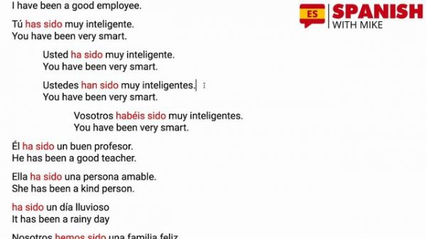 HOW TO USE THE VERB 'SER' IN SPANISH