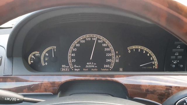 Mercedes Benz W221 S500 AMG V8 - Acceleration