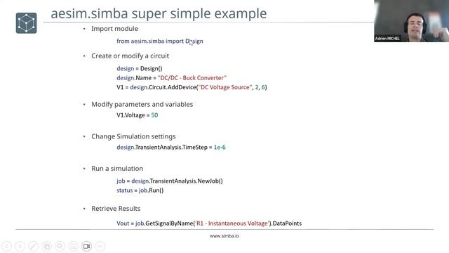 [EU & India session] Explore the Power of SIMBA Python in Power Electronics Simulation смотреть онлайн