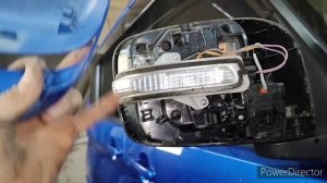 Как снять крышку накладку зеркала Сузуки Солио Suzuki Solio