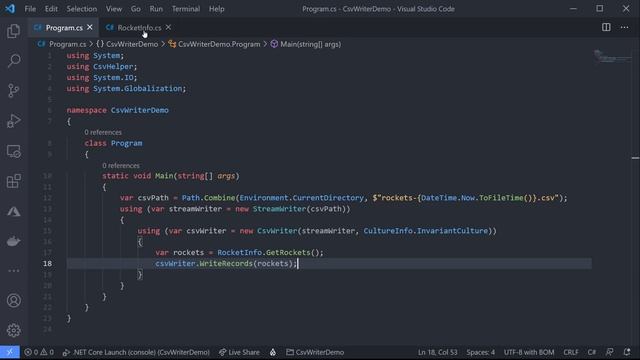 Create CSV file in C# the EASY way | CsvHelper Tutorial смотреть онлайн