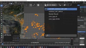 Текстурирование города созданного при помощи Blender GIS