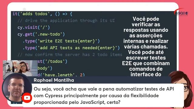 Cypress e automação de Testes de API смотреть онлайн