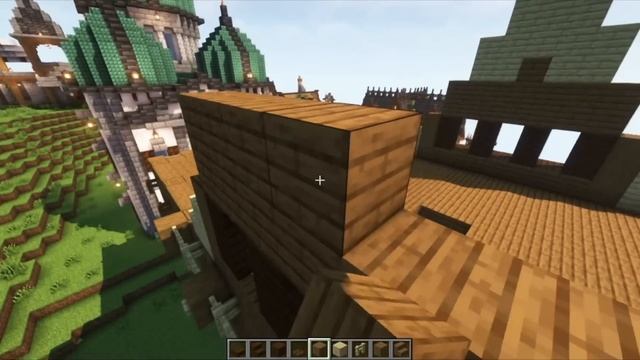 Minecraft | How to build a Medieval Library | Tutorial смотреть онлайн