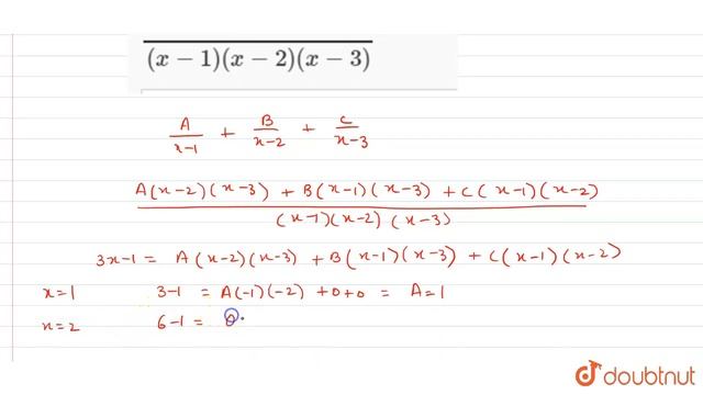 `(3x-1)/((x-1)(x-2)(x-3))` смотреть онлайн