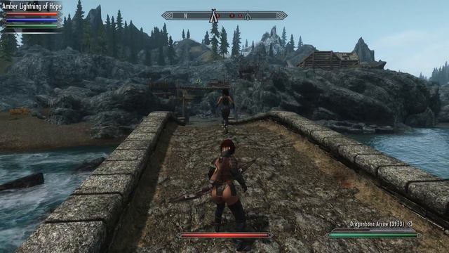 Skyrim Mod Review - Amber Lightning of Hope, Warrior's Legacy and Giant Wasps смотреть онлайн