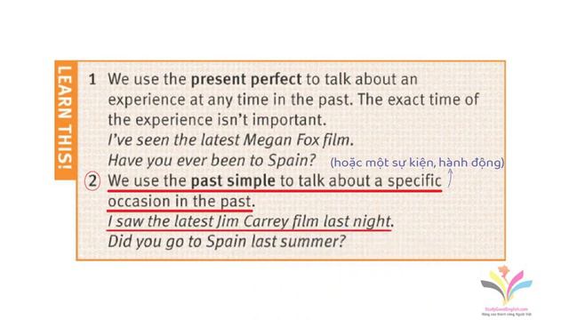 Bản dịch bài 5D. Grammar. Present Perfect and Past Simple смотреть онлайн
