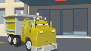 Трансформер Карл и Бульдозер в Автомобильном Городе