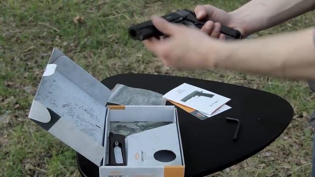 Пневматический Gletcher CLT 1911 Кольт блоубэк обзор смотреть онлайн