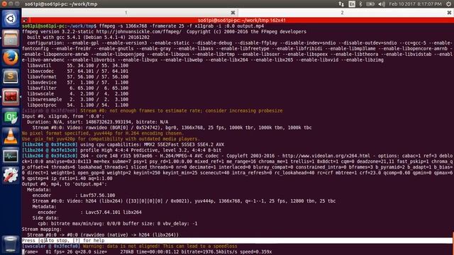 Ubuntu - Record screen with ffmpeg смотреть онлайн