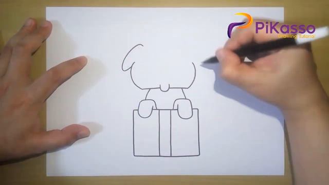 Puppy Present Folding Present Easy Drawing Tutorial смотреть онлайн