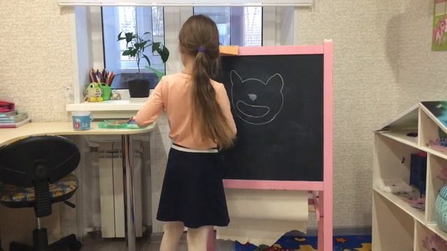 Рисуем Дома / Рисуем Кота / Как нарисовать Котика смотреть онлайн