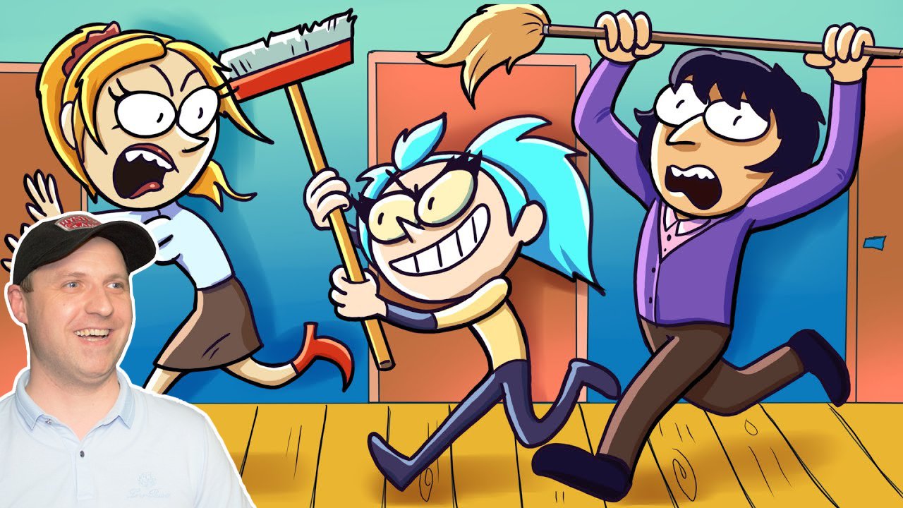 МЫ ПРОУЧИЛИ ЗЛУЮ УЧИЛКУ | Анимация | Реакция на MC LAO смотреть онлайн