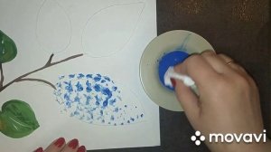 Мастер - класс «Веточка сирени», нетрадиционная техника рисования мятой бумагой.