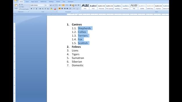 How to create a "Multi-Level List" in MS Word all versions смотреть онлайн