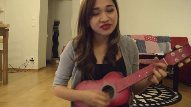 Lips are Movin Meghan Trainor Ukulele Cover смотреть онлайн