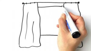 Как нарисовать шторы