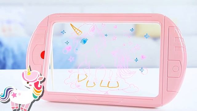 Genius Painter Children Toys 3D Fluorescent Light Drawing Board смотреть онлайн